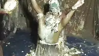 ساغي الثدي في الهواء الطلق الأفرو