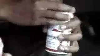 وجه أنجيليك الجميل مغطى بالمني